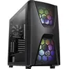 Image de Thermaltake Commander C34 TG Midi-tower PC-behuizing, Gaming-behuizing Zwart 2 voorgeïnstalleerde LED-ventilators, 1 voorgeïnstalleerde ventilator,