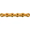 Image de Chaîne de vélo KMC X11 SL-Ti-N Gold, 1/2" x 11/128", 118 maillons, 11 vitesses, légère, dorée