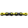 Image de Chaîne de vélo KMC DLC12 WAXED, 1/2" x 11/128", 126 maillons, 12 vitesses, légère, noir/jaune
