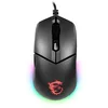 Image de MSI CLUTCH GM11 Souris Gaming - Capteur Optique 5000 DPI, Symétrique, Switches OMRON 10M+ Clics, 6 Boutons, Latence 1 ms, RGB Mystic Light, 89g - Filaire