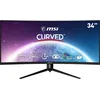 Image de MSI Optix MAG342CQR Écran Gaming Incurvé UWQHD 34" - 1500R, Dalle VA, 3440x1440, 144Hz / 1ms, Adaptive Sync, HDR Ready, Mystic Light, Pied de Support Réglable 4 Directions - DP 1.4, HDMI 2.0