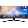 Image de MSI Optix MEG381CQR Plus Écran Gaming Incurvé 37,5" UWQHD+ - Dalle Rapid IPS 2300R, 3840x1600, 175Hz / 1ms, G-Sync Ultimate, DisplayHDR 600, 21:9 - DisplayPort 1.4a, HDMI 2.0b, USB 3.0