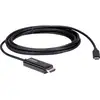Image de ATEN UC3238 USB-C-displaykabel USB-C / HDMI Adapterkabel USB-C stekker, HDMI-A-stekker 2.70 m Zwart 4K UHD