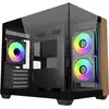 Image de Cooler Master Elite 481 Mini-tower PC-behuizing Zwart 3 voorgeïnstalleerde LED-ventilators, Zijvenster