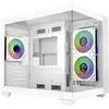Image de Cooler Master Elite 481 Mini-tower PC-behuizing Wit 3 voorgeïnstalleerde LED-ventilators, Zijvenster