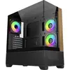 Image de Cooler Master Elite 690 Midi-tower PC-behuizing Zwart 3 voorgeïnstalleerde LED-ventilators, Zijvenster