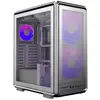 Image de Cooler Master MasterFrame 500 Mesh AR Midi-tower PC-behuizing Zilver 3 voorgeïnstalleerde LED-ventilators, Zijvenster, Stoffilter