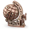 Image de Mr Playwood- Globe Petit modèle 3D Mobile en Bois, PWGLS, Beige