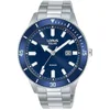 Image de Lorus Hommes Analogique Quartz Montre avec Bracelet en Métal RX313AX9, Bleu, Bracelet