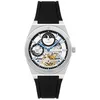 Image de Earnshaw Homme Analogique Automatique Montre avec Bracelet en Silicone ES-8291-01, Noir, Classique