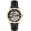 Image de Thomas Earnshaw Montre squelette automatique pour homme de 44 mm de long avec affichage 12 heures, soleil et lune et rotor décoré, bleu/noir, ES-8006-05