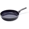 Image de GreenPan Torino Poêle à frire antiadhésive en céramique saine de 24 cm, sans PFAS, pour induction, lavable au lave-vaisselle, noir