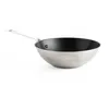 Image de KitchenAid Stainless Steel Wok en acier inoxydable antiadhésif en céramique sans PFAS de 28 cm/3,6 litres, pour induction, four et lave-vaisselle, argenté