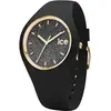 Image de Ice-Watch - ICE glitter Black - Montre noire pour femme avec bracelet en silicone - 001356 (Medium)