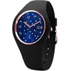 Image de Ice-Watch - ICE cosmos Star Deep blue - Montre noire pour femme avec bracelet en silicone - 016294 (Medium)