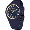 Image de Ice-Watch - ICE champagne Navy blue - Montre bleue pour femme avec bracelet en silicone - 025256 (Small 37)