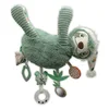 Image de LES DÉGLINGOS - Peluche D'ACTIVITES Chillos Le Paresseux - Vert - Jouet d'éveil pour bébé - Idée Cadeau - Dès la Naissance - 41cm, 30 cm