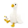 Image de Les Déglingos Les PTIPOTOS by Peluche Maman Bebe - Toute Douce - Cadeau Naissance - JEBONGOU OIE Maman & Bebe Blanche - 36CM