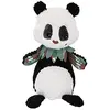 Image de Les Déglingos - Rototos le panda - Peluche Original - Doudou - Ultra doux - 33 cm - Dès la Naissance - Garçon et Fille -noir