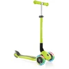 Image de Globber - PRIMO FOLDABLE LIGHTS - Trottinette pliable, lumineuse à 3 roues pour les enfants âgés de 3 à 6 ans +, Vert Citron