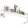 Image de Yamazaki Étagère de rangement extensible pour la maison | Acier | Étagère de comptoir, alliage, blanc, taille unique