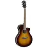 Image de YAMAHA APX600FM Guitare électro-acoustique   Couvercle en érable flammé, corps fin Thinline, échelle 25", système précédent 65, EQ, accordeur intégré   Brown Sunburst