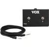Image de Vox - VFS2A - Interrupteur à pied 2 canaux avec LED compatible avec - AC30/15 Custom, AC30/15VR, AV60/30 et All Night Train G2 - Comprend un câble jack TRS