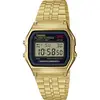 Image de Casio A159WGEA-1EF Horloge Kwarts (l x b x h) 36.8 x 32.2 x 8.2 mm Goud Materiaal (behuizing): Hars Materiaal (armband): RVS