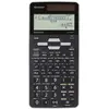 Image de Sharp ELW506 T-GY Schoolrekenmachine Zwart/zilver Aantal displayposities: 16 werkt op batterijen, werkt op zonne-energie (b x h x d) 80 x 166 x 14 mm