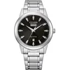 Image de Citizen Montre analogique Eco-Drive pour homme, argenté, One Size, Bracelet