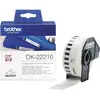 Image de Brother DK-22210 Rol met etiketten 29 mm x 30.48 m Papier Wit 1 stuk(s) Permanent hechtend DK22210 Universele etiketten