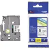 Image de Etiketten Brother TZe, TZ TZe-221 PET Tapekleur: Wit Tekstkleur:Zwart 9 mm 8 m