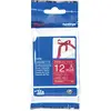 Image de Etiketten Brother TZe, TZ TZe-RW34 Tapekleur: Wijnrood Tekstkleur:Goud 12 mm 4 m