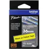 Image de Brother TZESL661 Labeltape zelflaminerend Tapekleur: Geel Tekstkleur: Zwart 36 mm 8 m