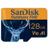 Image de SanDisk Carte MicroSDHC UHS-I FHD " Outdoors " + adaptateur 128 Go