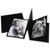 Image de PRAT album photo accordéon Leporello noir 15 x 22 cm