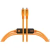 Image de TetherTools TetherPro Optima 10g câble USB-C droit vers coudure droit 4,6m - Orange