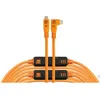 Image de TetherTools TetherPro Optima 10g câble USB-C droit vers coudure droite 9,4m - Orange