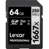 Image de Lexar Carte SD Pro Silver série UHS-II 1667x 64 Go V60