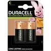 Image de Oplaadbare C batterij (baby) Duracell PreCharged NiMH 1.2 V 3000 mAh 2 stuk(s)