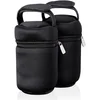 Image de Tommee Tippee Sacs Isothermes pour Biberons Closer to Nature, Portables et Légers, Garde le Repas Bébé au Chaud, Bandoulière Réglable, Lot de 2