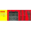 Image de Titles Hornby R8224 OO Gauge Track Extension Pack D   Pièces de voie supplémentaires à partir de 3 ans pour modélisme ferroviaire, pièces de voie miniature, comprend : courbes, point gauche, butée