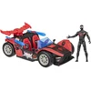 Image de Spiderman Figurine Epic World Of Action Miles Morales Launcher Car