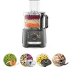 Image de Kenwood Multipro Compact FDP31.020GY Modèle 2023 Robot hachoir de cuisine avec 2 vitesses de traitement + impulsion, bol de 2,1 l, coupe-légumes électrique pour hacher, râper et pétrir, 800 W