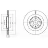 Image de DELPHI Disques de frein pour AUDI: S7, S6, S8, A8, A7 (Ref: BG4387C)