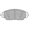 Image de DELPHI Plaquettes de frein X4 pour CHEVROLET: Aveo (Ref: LP3192)
