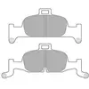 Image de DELPHI Plaquettes de frein X4 pour AUDI: A6, A4, Q5, A5, A7 (Ref: LP3239)
