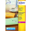 Image de Avery L7562-25 Quickpeel Lot de 16 étiquettes transparentes, 25 feuilles, 99,1 x 33,9, transparent