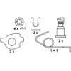 Image de FERODO Mâchoires de frein X4 pour PEUGEOT: 106, Partner, Ranch & CITROËN: AX, Saxo, BX (Ref: FSB232)