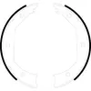 Image de FERODO Mâchoires de frein à main pour BMW: Série 3, M4, Série 1, M3, Série 4, Série 5, M2, X1 & ALPINA: B10 & ALFA ROMEO: 145 (Ref: FSB585)